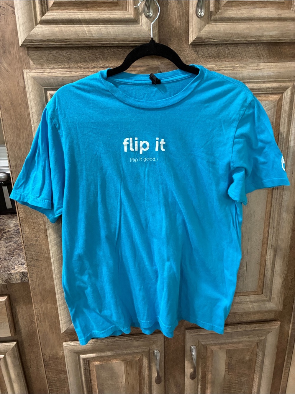 Dell Bright Blue "flip it" Graphic Tee - Men's Short Sleeve